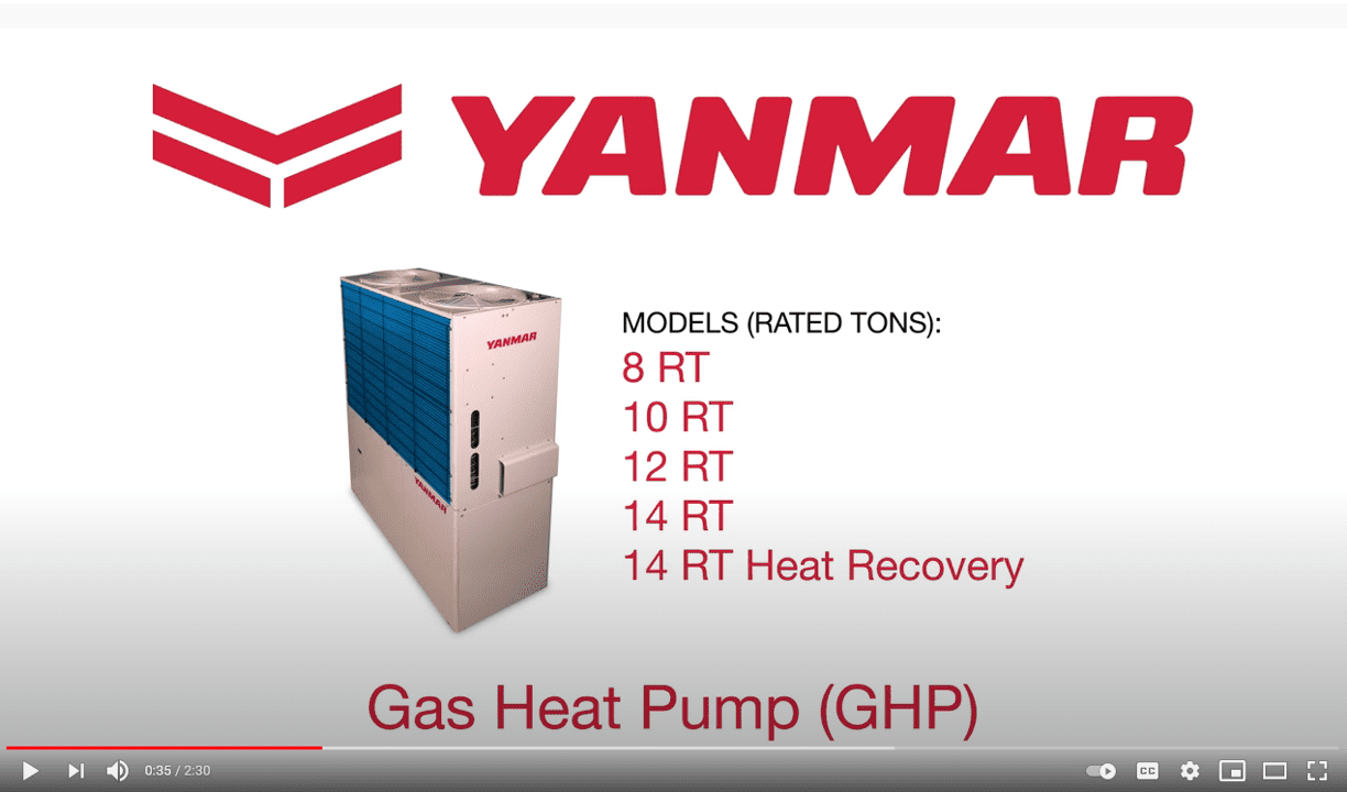 Yanmar Gas Heat Pump