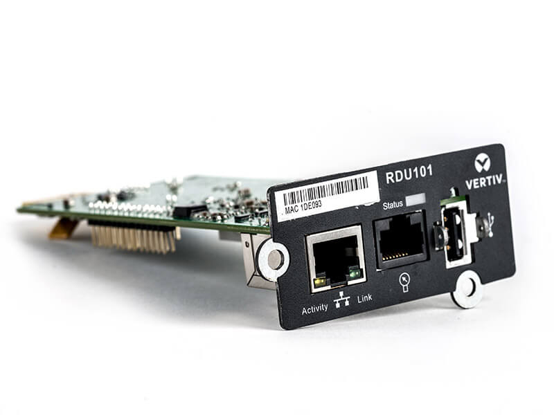 Access Inc. Vertiv™ Liebert® IntelliSlot™ RDU101 Communications Card Access Inc. Vertiv™ Liebert® IntelliSlot™ RDU101 Communications Card